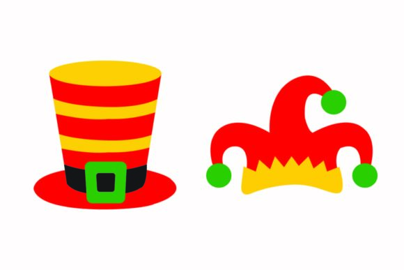 Christmas Hat Magician Graphics & Illustrations