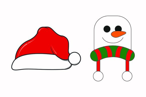 Christmas Hat Snowman Cap Illustrations Review