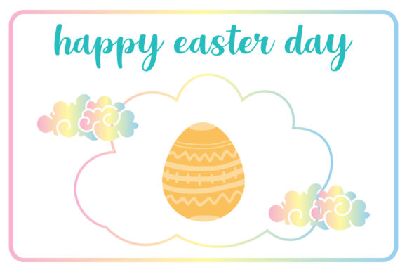 Cute Easter Egg Colorful Illustrations for Brand Graphics