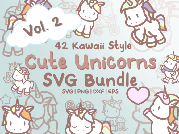 Cute Unicorns Vol. 2: Graphics & Illustrations Review