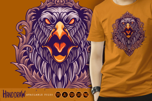 Eagle Angry Ornaments Graphics & Illustrations