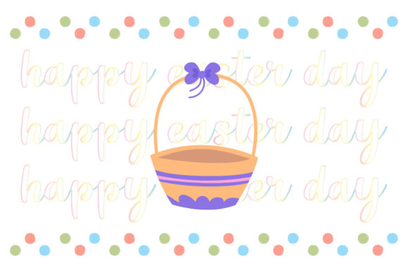 Easter Basket Illustrations Cute Vector Review