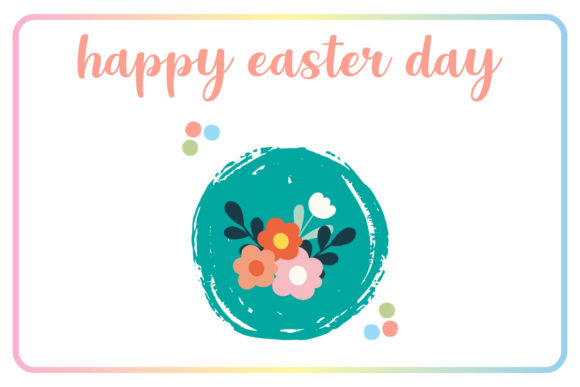 Easter Flower Illustrations Cute Vector Graphics