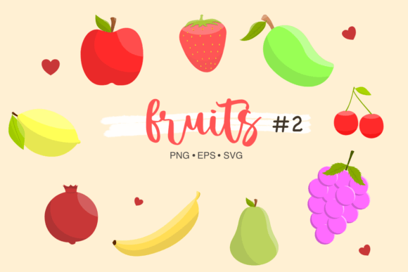 Fruits Vector Illustrations 2: Graphics & Illustrations Review