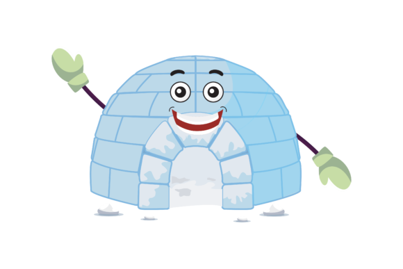Kawaii Cute Snow House Illustrations Review