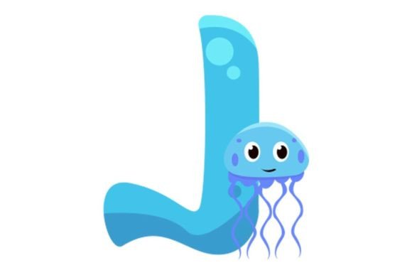 Kids Animals Alphabet J Graphics & Illustrations