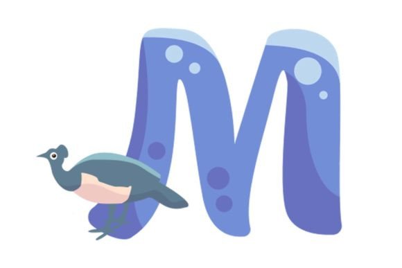 Kids Animals Alphabet M Illustrations Graphics Review