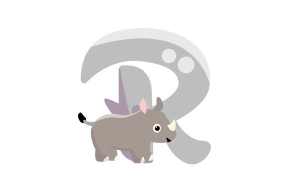 Kids Animals Alphabet R Illustrations Graphics