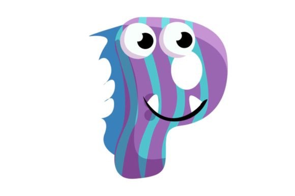 Kids Monster Alphabet P Illustrations Graphics Review