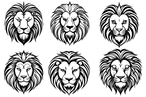 Lion Head Vector Illustrations Design: Graphics & Illustrations Review